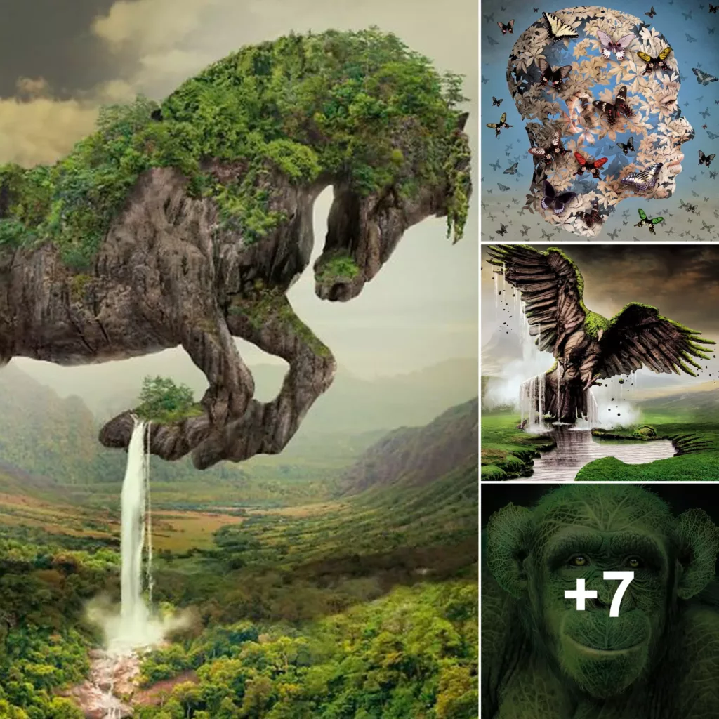 Exploring the Connection Between Humans and Nature Through Surreal Art